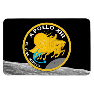 Apollo 13 NASA-missiepatchlogo Magneet