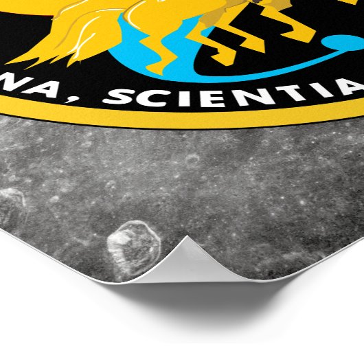 Apollo 13 NASA Mission Patch Logo Poster (Hoek)