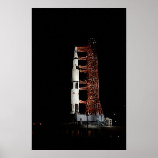 Apollo 13 over de lanceringspad poster (Voorkant)