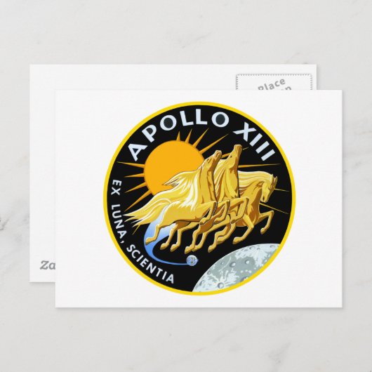 Apollo 13: Overleving Briefkaart (Voorkant / Achterkant)