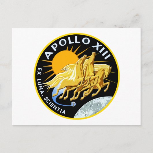 Apollo 13: Overleving Briefkaart (Voorkant)