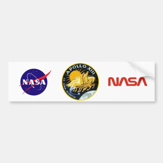 Apollo 13: Overleving Bumpersticker (Voorkant)