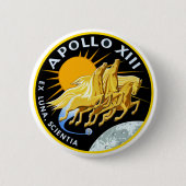 Apollo 13: Overleving Ronde Button 5,7 Cm (Voorkant)
