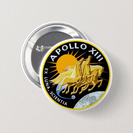 Apollo 13: Overleving Ronde Button 5,7 Cm (Voorkant /achterkant)
