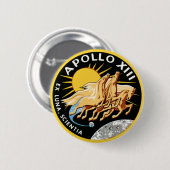 Apollo 13 ronde button 5,7 cm (Voorkant /achterkant)