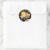 Apollo 13 ronde sticker (Tas)