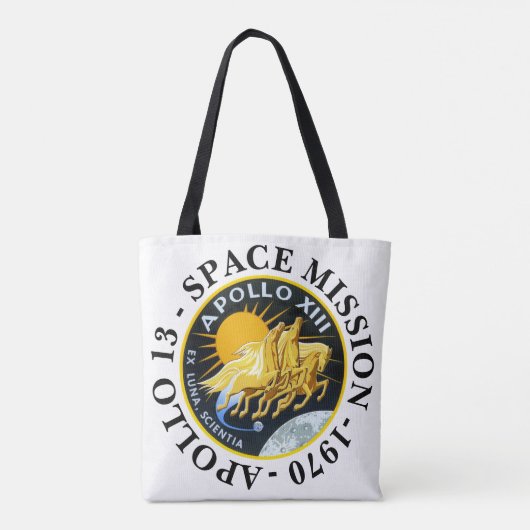 Apollo 13 Space Mission 1970 Insignia Tote Bag (Achterkant)
