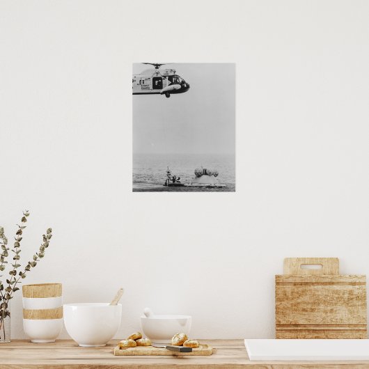 Apollo 13 Splashdown & Recovery Poster (Keuken)