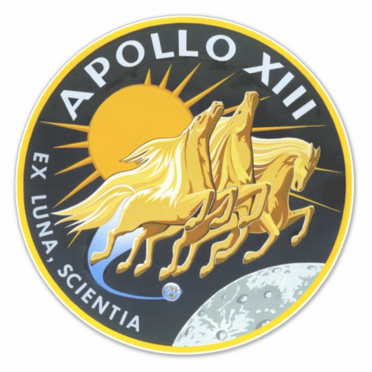 Apollo 13 sticker (Voorkant)