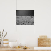 Apollo 14 Astronaut & Lunar Module Poster (Keuken)