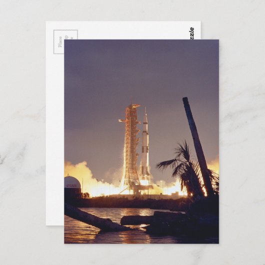 Apollo 14 briefkaart (Voorkant / Achterkant)