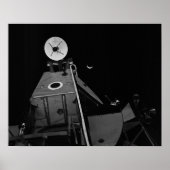 Apollo 14 Lunar-module & aardvervormer Poster (Voorkant)