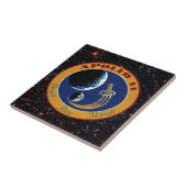 Apollo 14 NASA-missiepatchlogo Tegeltje (Zijkant)