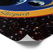Apollo 14 NASA Mission Patch Logo Poster (Hoek)