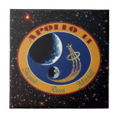 Apollo 14 NASA Mission Patch Logo Tegeltje (Voorkant)