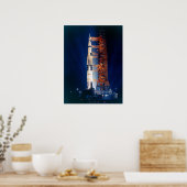 Apollo 14 over de lanceringspad poster (Keuken)
