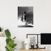 Apollo 14 Start Poster (Thuiskantoor)