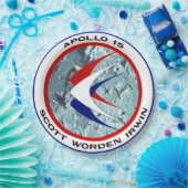 Apollo 15-insignia papieren bordje (Feest)