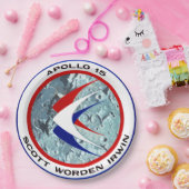 Apollo 15-insignia papieren bordje (Feest)