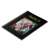 Apollo 15 Landing Site Anaglyph iPad Pro Hoesje Notitieboek (Linkerzijde)