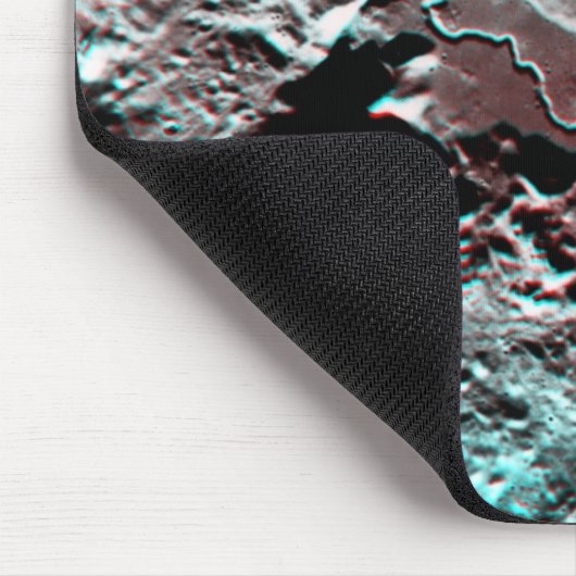 Apollo 15 Landing Site Anaglyph Mousepad Muismat (Hoek)