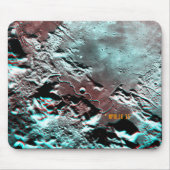 Apollo 15 Landing Site Anaglyph Mousepad Muismat (Voorkant)