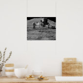 Apollo 15 Lunar Landing Site Poster (Keuken)