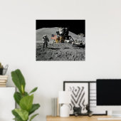 Apollo 15 Lunar Landing Site Poster (Thuiskantoor)