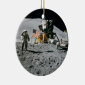 Apollo 15 Lunar Module Moon Landing Nasa 1971 Keramisch Ornament (Rechts)