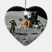 Apollo 15 Lunar Module Moon Landing Nasa Universe Keramisch Ornament (Achterkant)