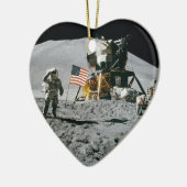 Apollo 15 Lunar Module Moon Landing Nasa Universe Keramisch Ornament (Links)