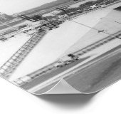 Apollo 15 over de lanceringspad poster (Hoek)