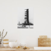 Apollo 15 over de lanceringspad poster (Keuken)