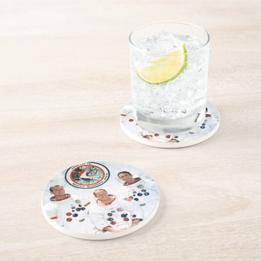 Apollo 15 Prime Crew Stone Onderzetter (Zijkant)