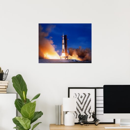 Apollo 15 Start Poster (Thuiskantoor)