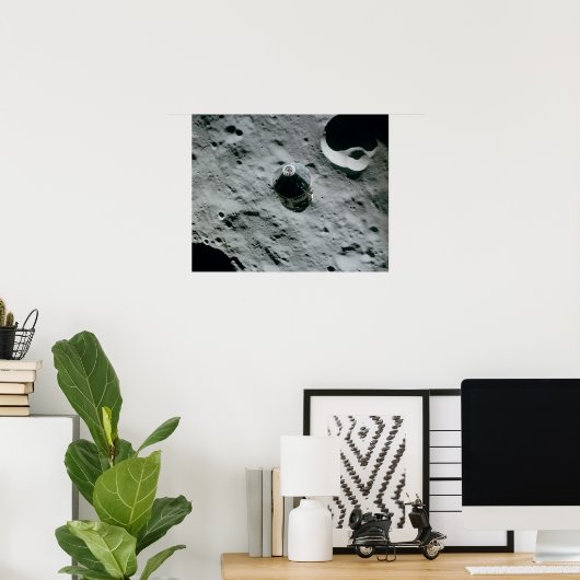 Apollo 16 Command and Service Modules Poster (Thuiskantoor)