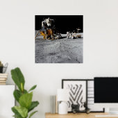 Apollo 16 Lunar Module & Lunar Roving Vehicle Poster (Thuiskantoor)