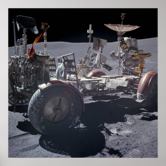 Apollo 16 Lunar Roving Vehicle Poster (Voorkant)