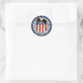 Apollo 16 NASA-missiepatchlogo Ronde Sticker (Tas)