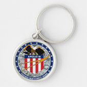 Apollo 16 NASA Mission Patch Logo Sleutelhanger (Voorkant)