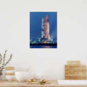 Apollo 16 over de lanceringspad poster (Keuken)