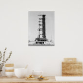 Apollo 16 over de lanceringspad poster (Keuken)