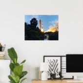 Apollo 16 Start Poster (Thuiskantoor)