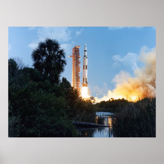 Apollo 16 Start Poster (Voorkant)