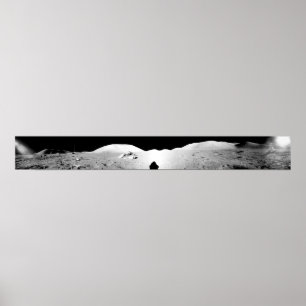 Apollo 17 assembled panorama 2 poster