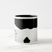 Apollo 17 assembled panorama 2 tweekleurige koffiemok (Center)