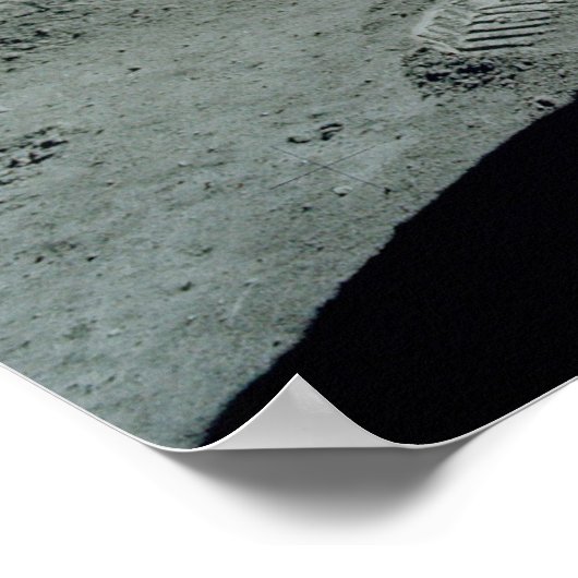 Apollo 17 Astronaut in de Taurus Littrow-vallei Poster (Hoek)