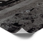 Apollo 17 Astronaut Salutes American Flag Poster (Hoek)