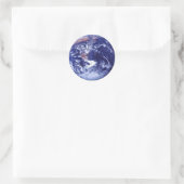Apollo 17 beeld van de aarde in de ruimte ronde sticker (Tas)