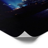 Apollo 17 bij de lanceringspad poster (Hoek)